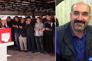 Şehit arkadaşının acısına dayanamadı...