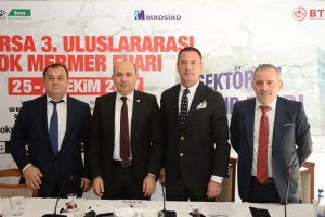 Bursa 3. Uluslararası Blok Mermer Fuarı Kapılarını A&ccedil;ıyor