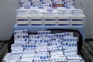 Bolu'da 5 bin paket ka&ccedil;ak sigara ele ge&ccedil;irildi
