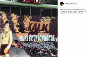 Rocky'den Galatasaray koreografi paylaşımı
