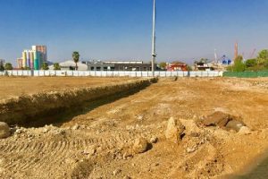 Alsancak Stadı'nda inşaat başladı