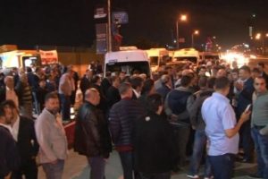 Servis&ccedil;iler eylem yaptı