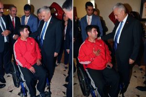 Bilen'e Başbakan Yıldırımdan ge&ccedil;miş olsun ziyareti