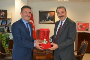 Bursa İl Emniyet M&uuml;d&uuml;r&uuml; Ak'tan Gemlik'e ziyaret