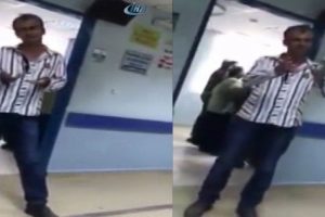 Sağlık&ccedil;ıların yaralı tavuğu hastaneye getiren vatandaşla imtihanı
