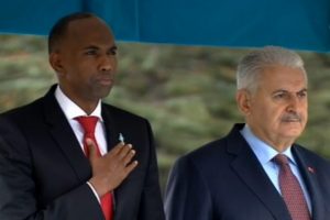 Yıldırım, Somalili mevkidaşını resmi t&ouml;renle karşıladı