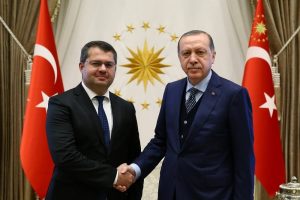 Erdoğan, Azerbaycan B&uuml;y&uuml;kel&ccedil;isi İbrahim'i kabul etti