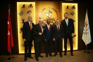 Spor Bakanı, FIBA yetkililerini kabul etti