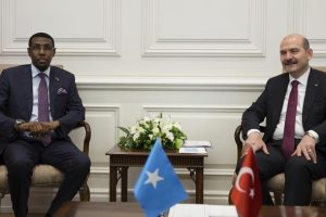 İ&ccedil;işleri Bakanı Soylu, Somali İ&ccedil; G&uuml;venlik Bakanını kabul etti