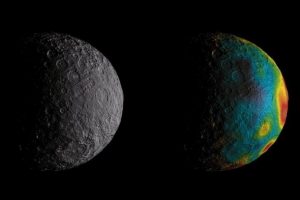 Ceres'in kabuğu ge&ccedil;mişteki okyanusun yansıması
