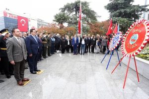 Bursa'da 29 Ekim Cumhuriyet Bayramı &ouml;ncesi t&ouml;ren