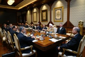 Erdoğan, Irak T&uuml;rkmenlerini kabul etti