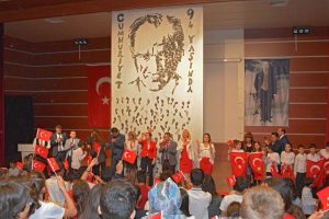 TED kolejinde 29 Ekim coşkuyla kutlandı
