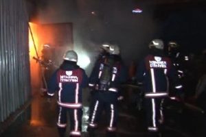 İplik fabrikasının deposunda yangın!