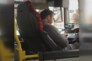 Bursa'da halk otob&uuml;s&uuml; şof&ouml;r&uuml; tehlikeye b&ouml;yle davetiye &ccedil;ıkardı