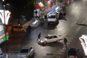 Trafik magandaları bu kez asker uğurlamasında ortaya &ccedil;ıktı