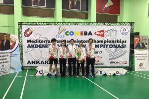 Badminton Akdeniz Şampiyonası'nda Bursa r&uuml;zgarı