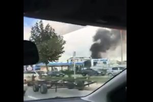 İstanbul'da benzin istasyonunda patlama