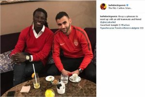Gomis'ten eski takım arkadaşı Rachid Ghezzal'e ziyaret