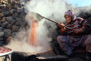 Pekmez kazanları kaynamaya başladı