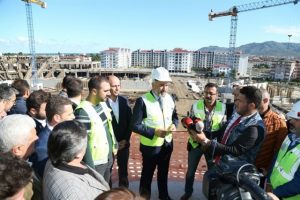 Ordu'nun yeni stadı y&uuml;kseliyor