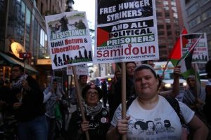 'Balfour Deklarasyonu' New York'ta protesto edildi