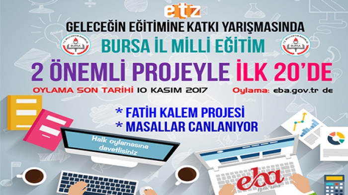 Bursa'dan 2 proje ile 'Geleceğin Eğitimine Katkı'