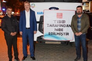 T&uuml;rkiye Belediyeler Birliği'nden Bursa Karacabey'e ara&ccedil; desteği