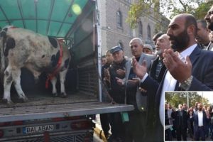 Namaz sonrası şaşkına &ccedil;eviren olay!