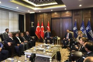 Başbakan Yardımcısı &Ccedil;avuşoğlu'ndan Bursa B&uuml;y&uuml;kşehir Belediye Başkanı Aktaş'a ziyaret