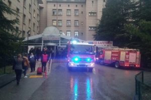 Ankara Hastanesi kadın doğum kısmında yangın
