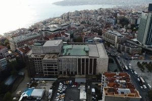 AKM yıkılmadan &ouml;nce son kez havadan g&ouml;r&uuml;nt&uuml;lendi