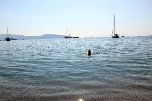 Bodrum'da Kasım ayında deniz keyfi
