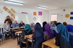 Konteynerkentte yabancı &ouml;ğrenci sınavı anlatıldı