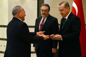 Erdoğan Tunus B&uuml;y&uuml;kel&ccedil;isini kabul etti