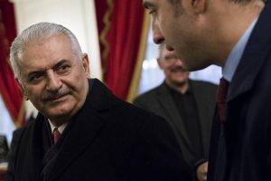Yıldırım, ABD'li senat&ouml;r Corker ile g&ouml;r&uuml;şt&uuml;