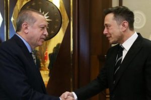 Cumhurbaşkanı Erdoğan, Musk g&ouml;r&uuml;şmesi başladı