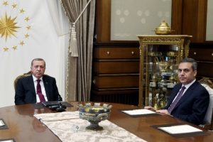 Erdoğan, MİT M&uuml;steşarını kabul etti
