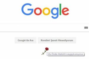 Google, Atat&uuml;rk'&uuml; unuttu!