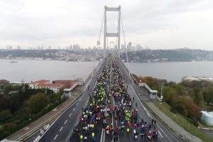 39. İstanbul Maratonu havadan görüntülendi