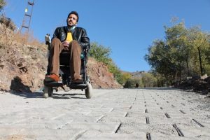 Kaymakam azmetti, engelli Cahit yola kavuştu