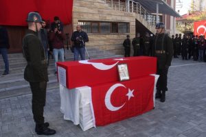 Vanlı şehide son g&ouml;rev