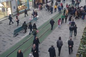 Nostaljik Tramvay'a "yeşil" zemin