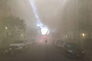 New York'ta yangın paniği