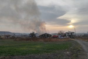 Ankara'da kasa fabrikasında yangın