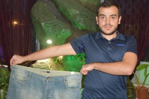 Kilosu y&uuml;z&uuml;nden kıyafet bulamayınca 9 ayda 60 kilo verdi
