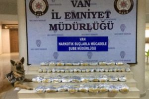 Van'da 55 kilo eroin ele ge&ccedil;irildi