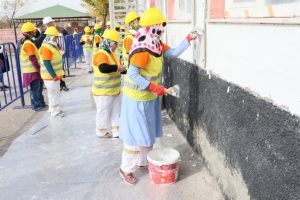 Kadınlar inşaat işine el attı