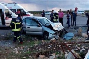 Aydın'daki kazada 9 kişi yaralandı