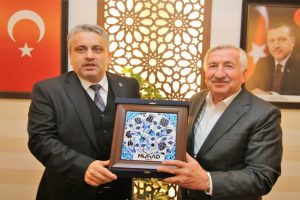 M&Uuml;SİAD Bursa Şubesi'nden Ak Parti İl Başkanı Salman'a ziyaret